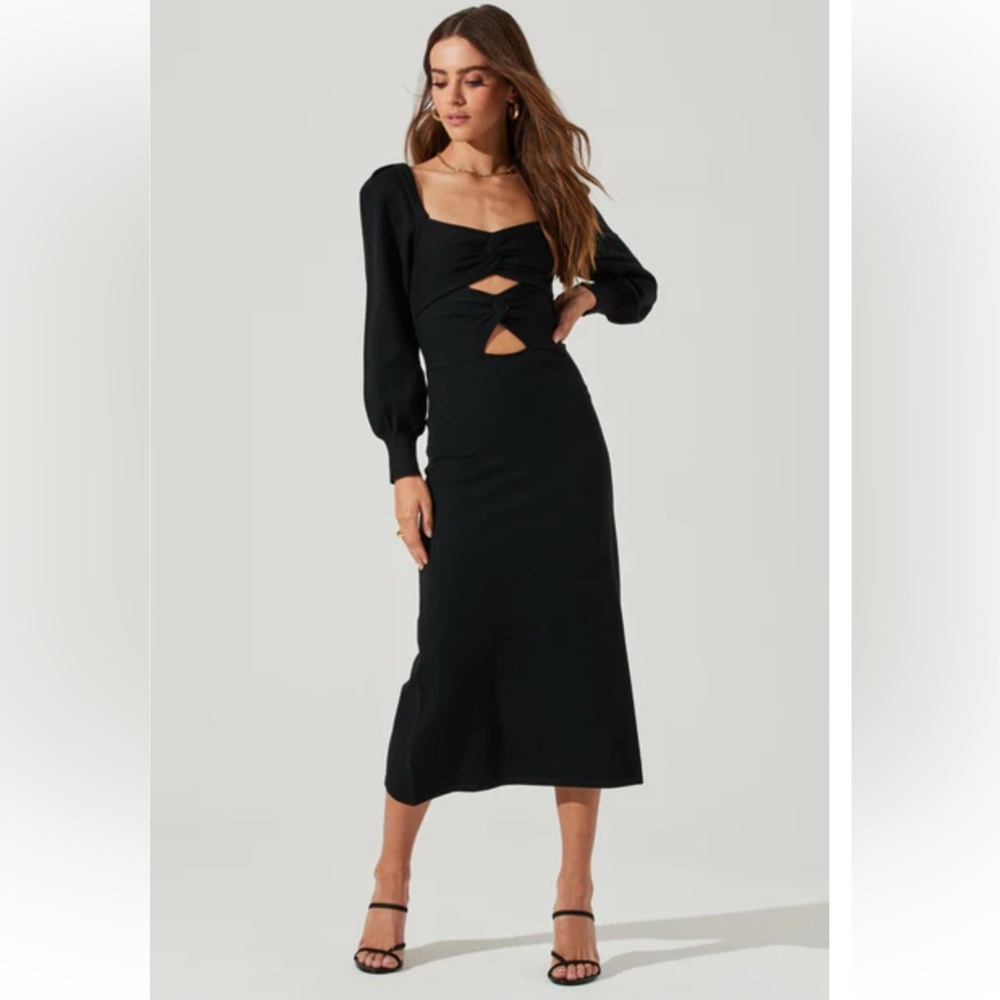 Astr Black Sweater Dress